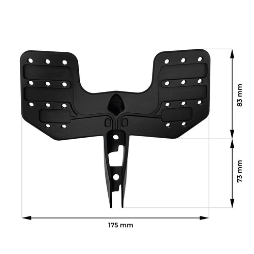 Adapter Canyon 20° anodized aluminum CNC